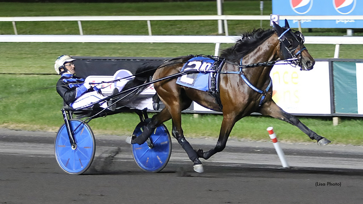 Branded By Lindy winning at The Meadowlands