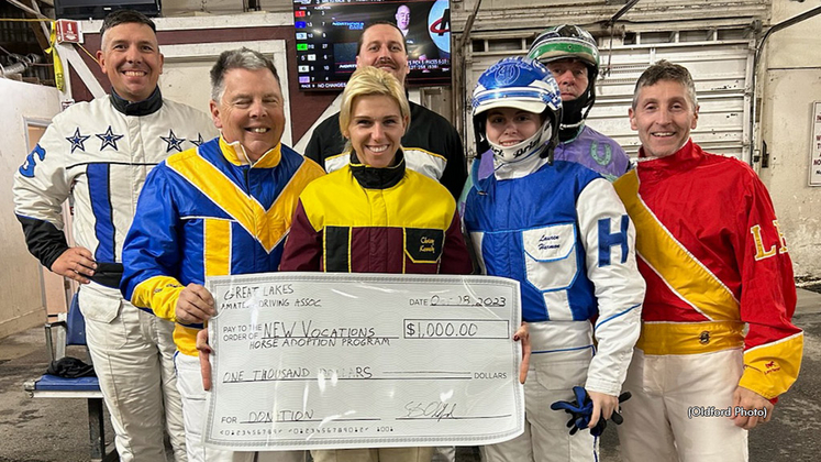 GLADA members make a donation to New Vocations