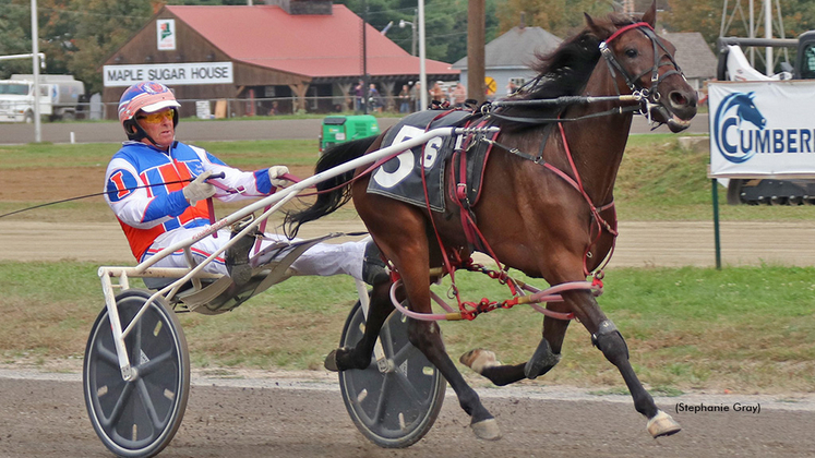 Gowestyounggrace winning at Cumberland Fair