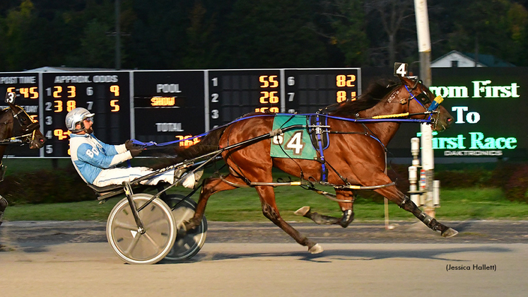Hestherightstuff winning at Saratoga Raceway