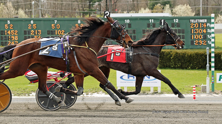 Pilsner Frosty winning at Freehold Raceway