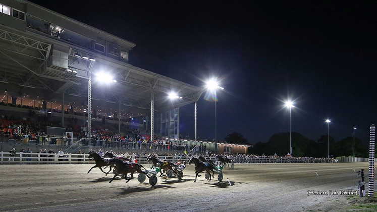 Harness racing at The Raceway at Western Fair District