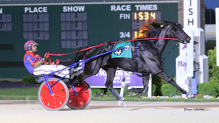 Agent Of Fortune winning at Hoosier Park