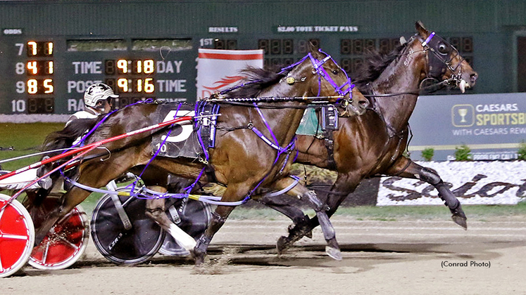 Carbine winning at Scioto Downs