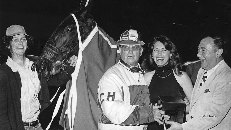 Clint Hodgins in the winner's circle