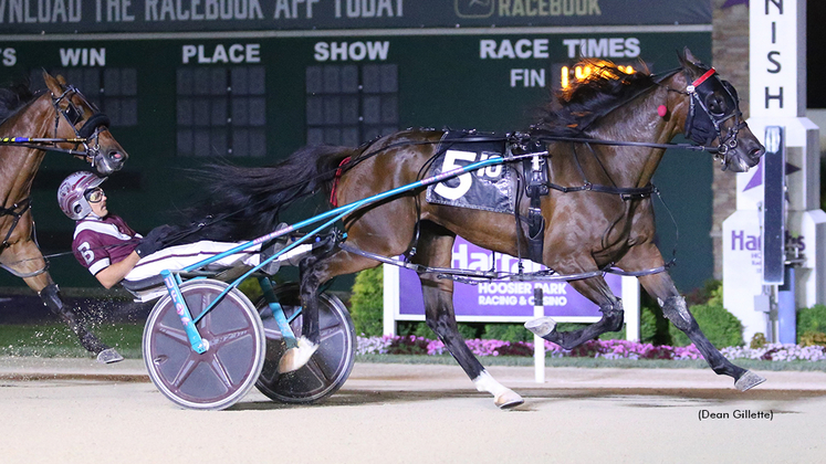 Jada Caroline winning at Hoosier Park