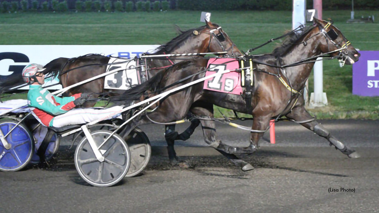 No Control winning at Meadowlands Racetrack