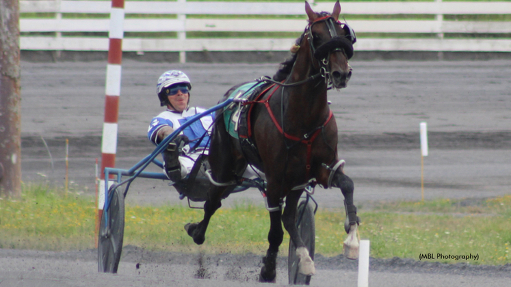Groovin Will winning at Monticello Raceway