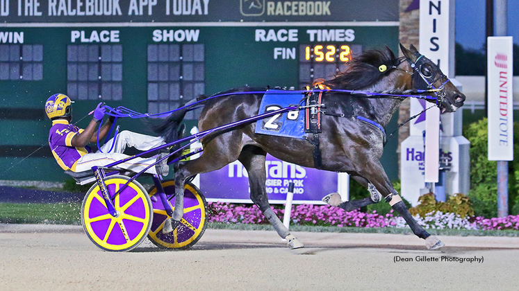 Hail Broadway winning at Hoosier Park