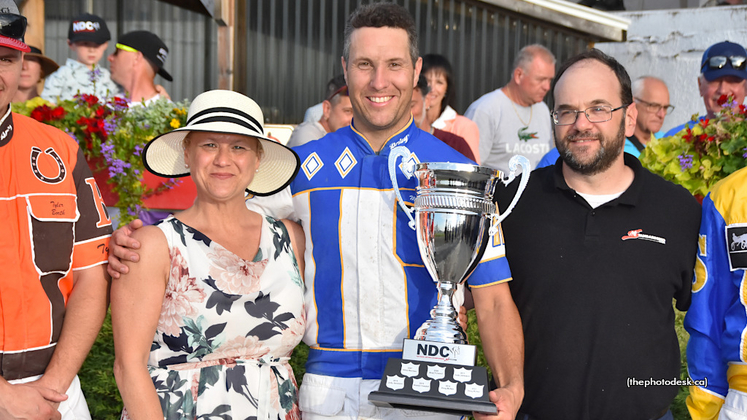 James MacDonald with Sophie Mongeon (L) and Darryl Kaplan (R)