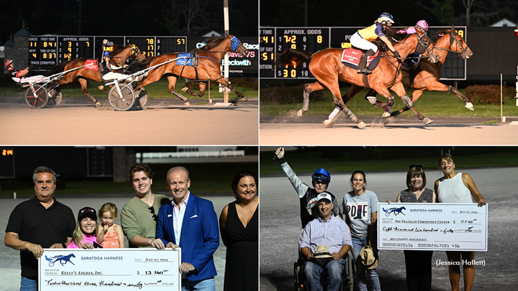 Highlights from Saratoga's Charity Match Race Night