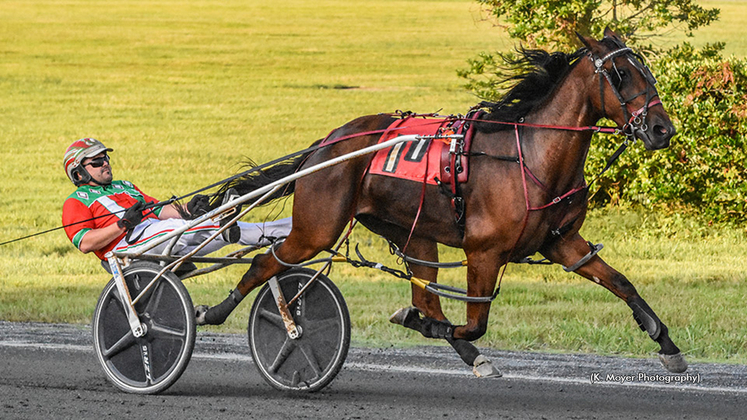 Tony Babe winning at Ocean Downs