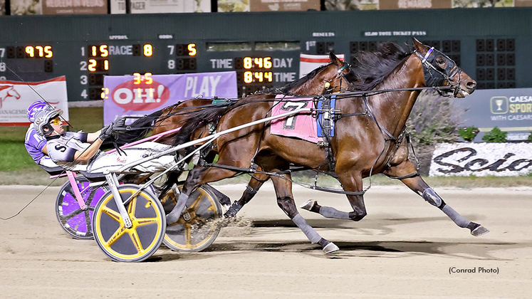 Chase H Hanover winning at Scioto Downs