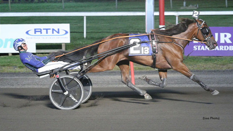 Delaney Hanover winning at The Meadowlands