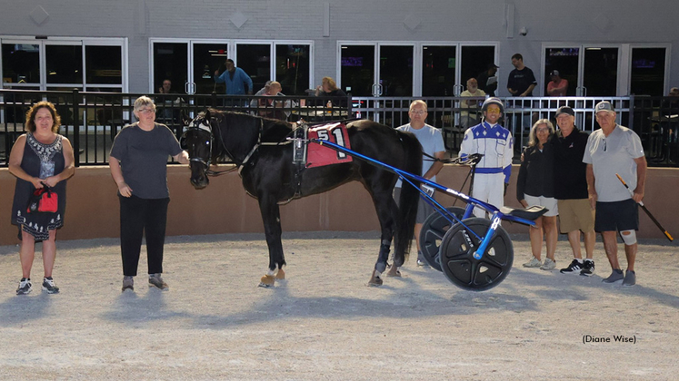 Chris Page in the Northfield Park winner's circle