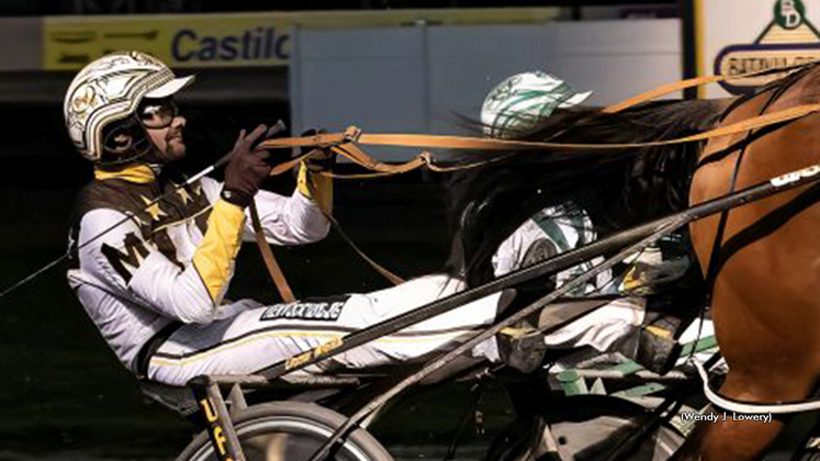 Drew Monto winning at Batavia Downs