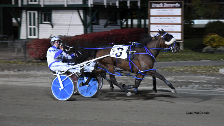 Merigo Magic winning at Charlottetown Driving Park