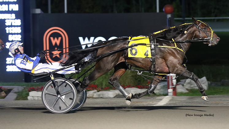 Thunderously winning at Woodbine Mohawk Park