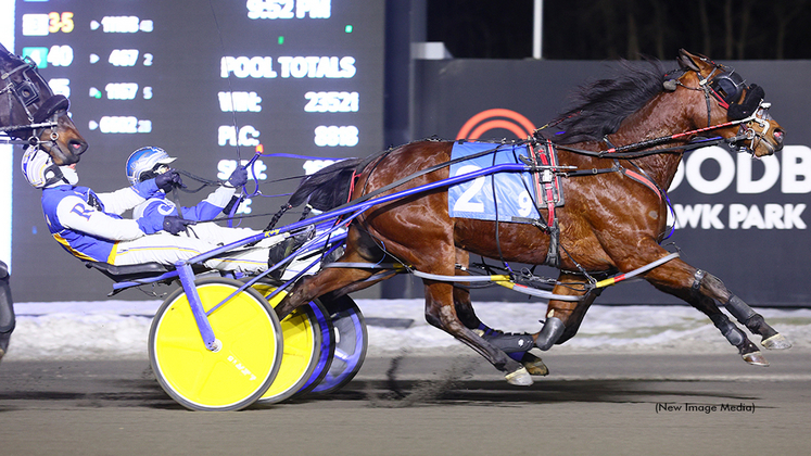 Century Jamila winning at Woodbine Mohawk Park