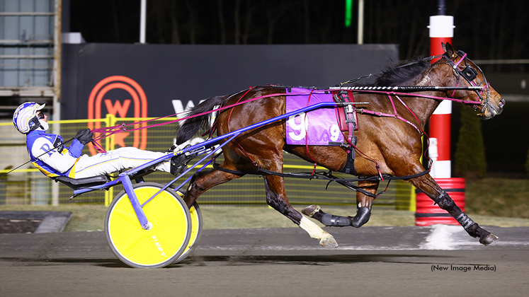 Charmbo Stormy winning at Woodbine Mohawk Park