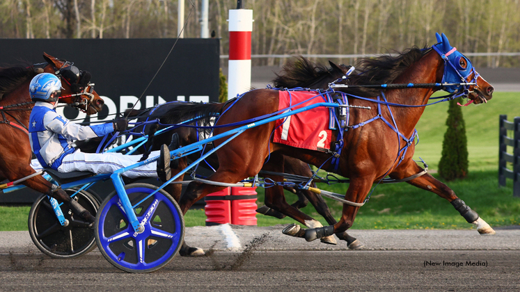 Caviar N Crackers winning at Woodbine Mohawk Park