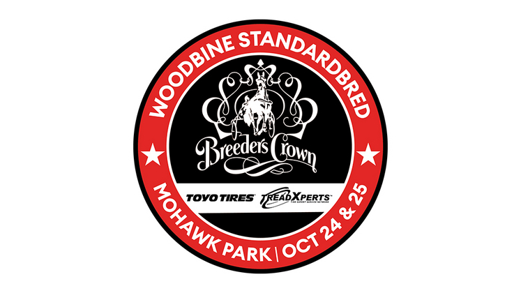 2025 Breeders Crown logo with presenting sponsors