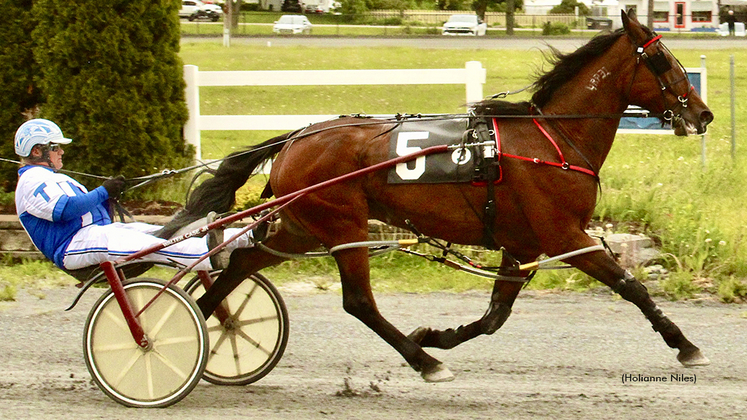 Rolandpeg winning at Bangor Raceway