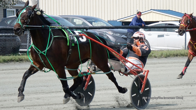 Windemere Best Man winning at Inverness Raceway