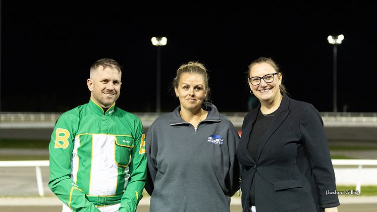 Nick Boyd and Amanda Riley with Lindsay Bax