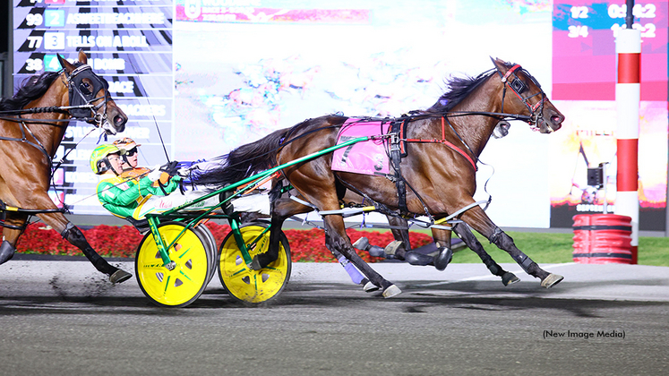 Sylvia Hanover winning at Woodbine Mohawk Park