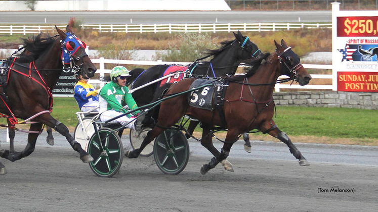 Hespoisedtopounce A winning at Plainridge Park