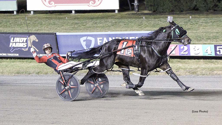 Abuckabett Hanover winning at Meadowlands Racetrack