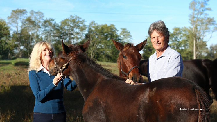 Cindy and Steve Steward of Hunterton Farm