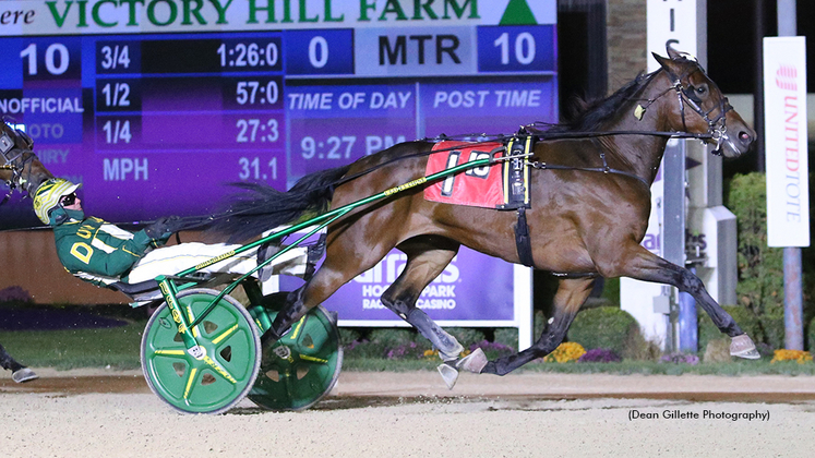 On To Norway winning at Hoosier Park