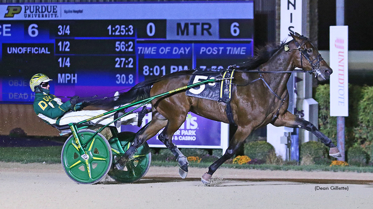 On To Norway winning at Hoosier Park