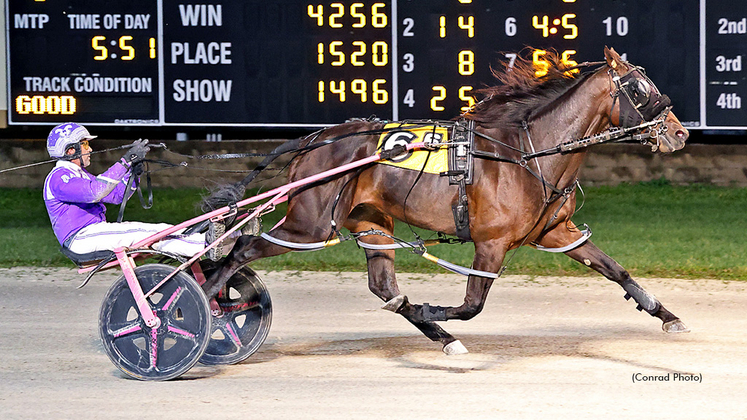 Tellitlikeiseeit winning at Dayton Raceway