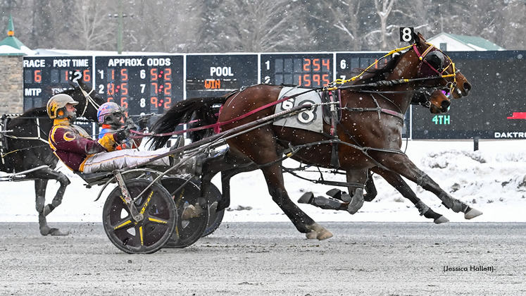 Turn The Page N winning at Saratoga Raceway