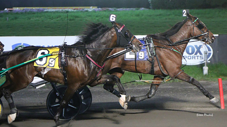 Rocket Man Hill winning at The Meadowlands