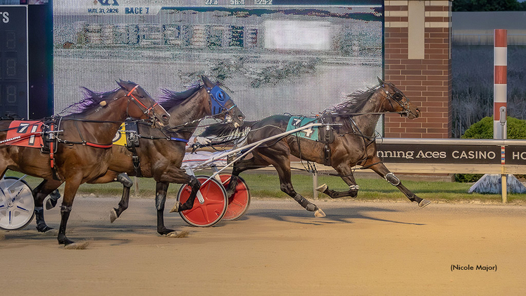 Fifty Rivers winning at Running Aces
