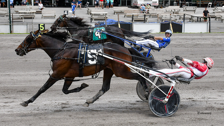 Spencer Hanover winning at Vernon Downs
