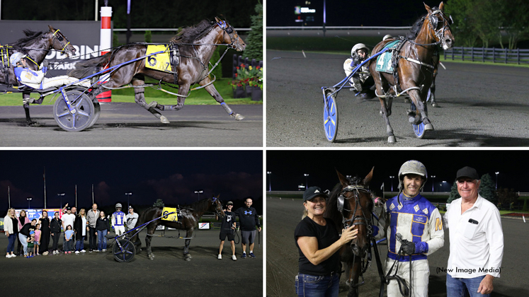 Sweet Lovin Lou and Odds On Mr Mamba, winners of the 2026 Pepsi North America Cup eliminations