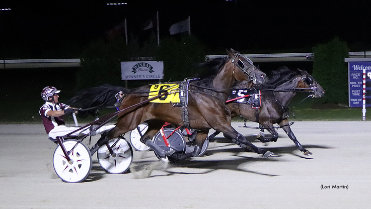Veracruz winning at Grand River Raceway