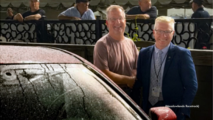 Meadowlands Horseplay winner with Jason Settlemoir