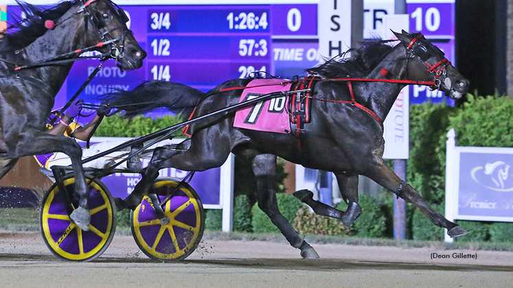 Swan Good Bi winning at Hoosier Park