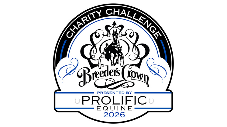 A logo of the Breeders Crown Charity Challenge