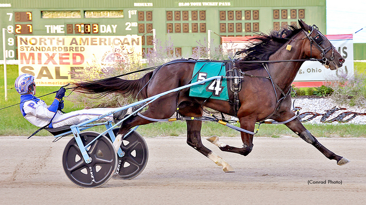 Dancin Miki winning at Scioto Downs