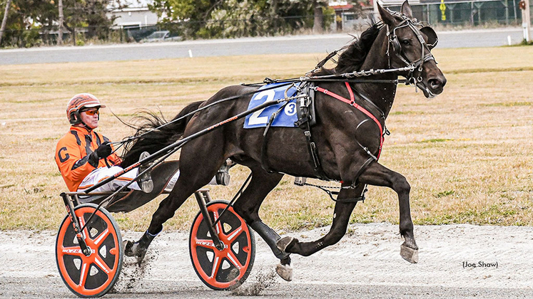Pembroke Zagursky winning at Bangor Raceway
