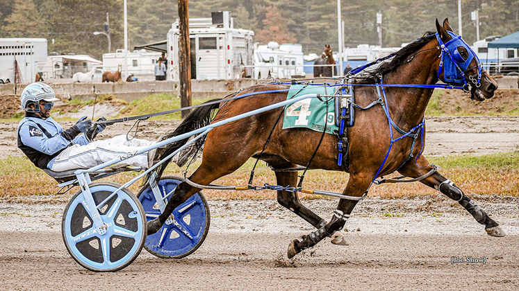 Snowonthepines winning at Cumberland Fair