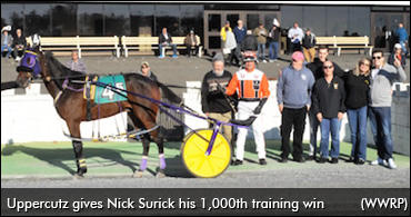 Surick Notches 1,000th Training Win